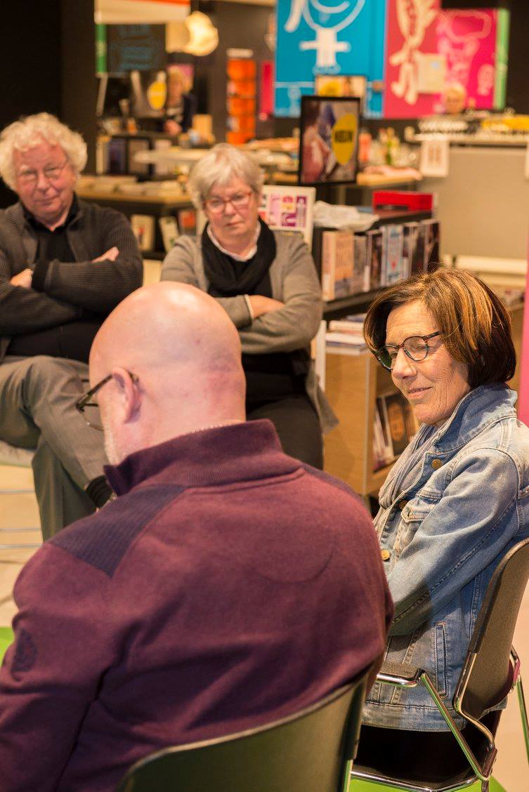 Mieke Koolen figureerde af en toe in de columns van haar man Sjaak